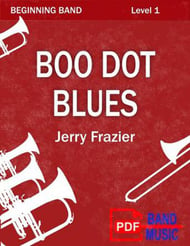 Boo Dot Blues Concert Band sheet music cover Thumbnail